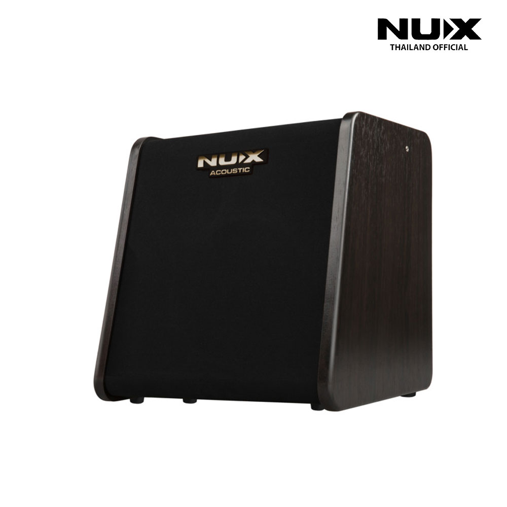 NUX AC-80 แอมป์กีตาร์โปร่งแบบใช้แบตเตอรี่ พกพาง่าย เหมาะสำหรับเล่นสดและเปิดหมวก