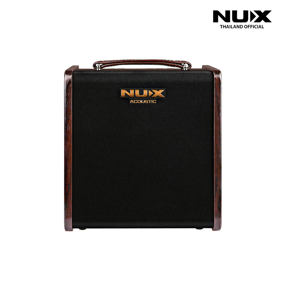 NUX AC-80 แอมป์กีตาร์โปร่งแบบใช้แบตเตอรี่ พกพาง่าย เหมาะสำหรับเล่นสดและเปิดหมวก