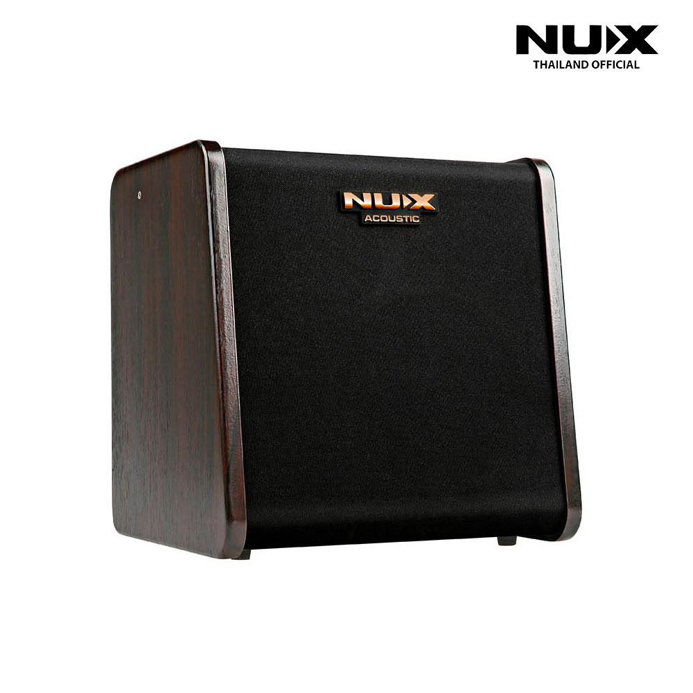NUX AC-80 แอมป์กีตาร์โปร่งแบบใช้แบตเตอรี่ พกพาง่าย เหมาะสำหรับเล่นสดและเปิดหมวก