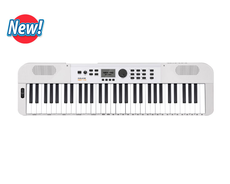 NUX NEK-110 Portable Keyboard คีย์บอร์ดไฟฟ้า 61 คีย์ ราคาถูก ฟังก์ชันครบ