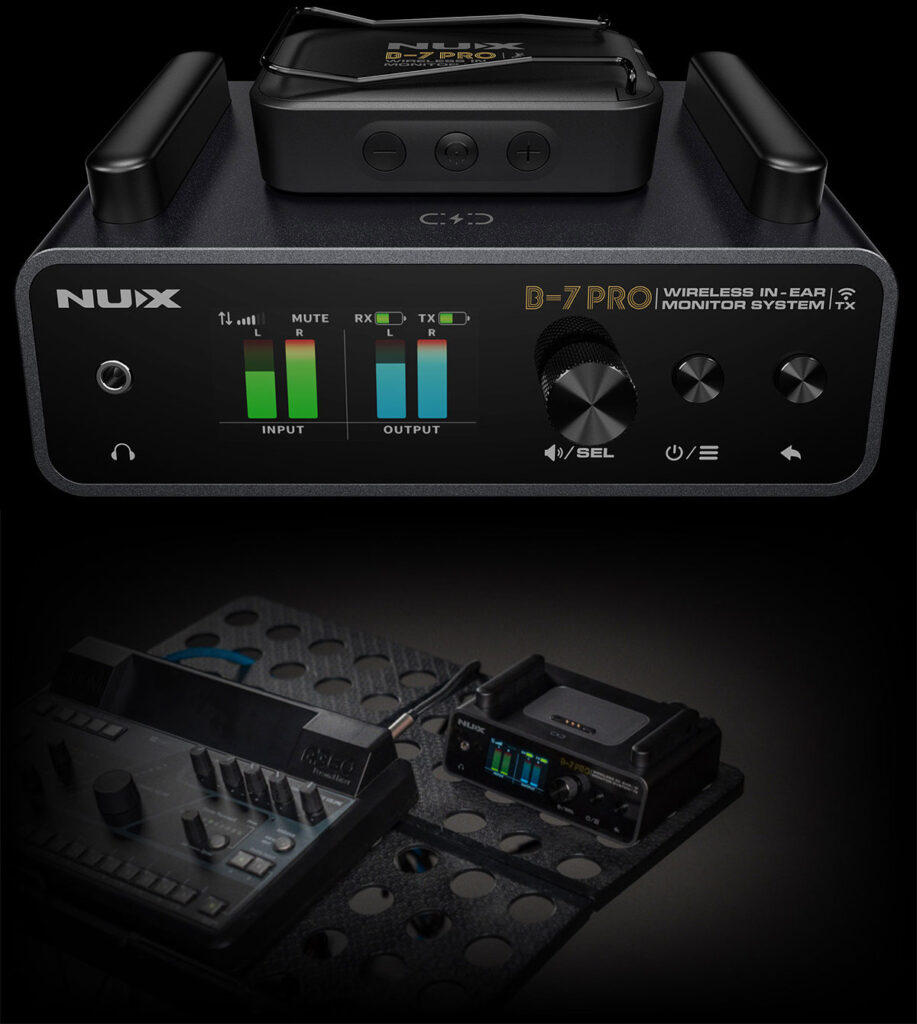 NUX B-7 Pro Wireless In-Ear Monitor System ระบบมอนิเตอร์ไร้สายสำหรับนักดนตรีมืออาชีพ