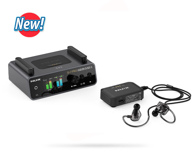 NUX B-7 Pro Wireless In-Ear Monitor System ระบบมอนิเตอร์ไร้สายสำหรับนักดนตรีมืออาชีพ