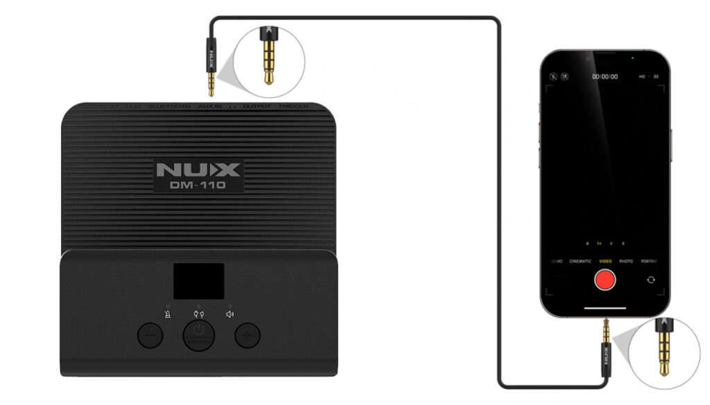 NUX DM-110 กลองไฟฟ้า All Mesh Head Digital Drum Kit คุณภาพสูง ฟังก์ชันครบ ราคาคุ้มค่า