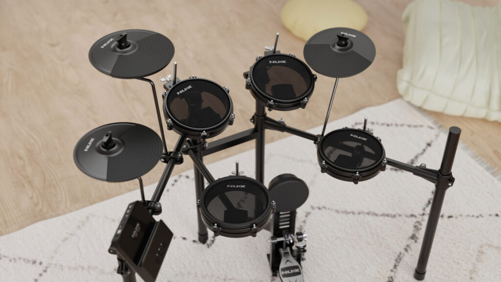 NUX DM-110 กลองไฟฟ้า All Mesh Head Digital Drum Kit คุณภาพสูง ฟังก์ชันครบ ราคาคุ้มค่า