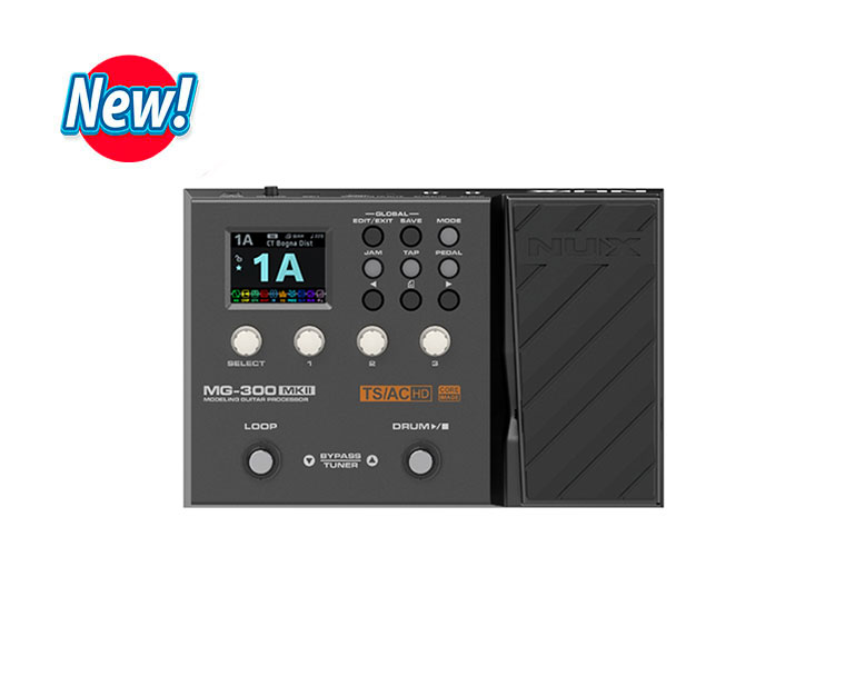 NUX MG-300 MKII Multi-Effects Processor มัลติเอฟเฟคกีตาร์ รุ่นใหม่ ฟังก์ชันครบ ราคาคุ้มค่า