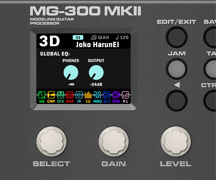 NUX MG-300 MKII Multi-Effects Processor มัลติเอฟเฟคกีตาร์ รุ่นใหม่ ฟังก์ชันครบ ราคาคุ้มค่า