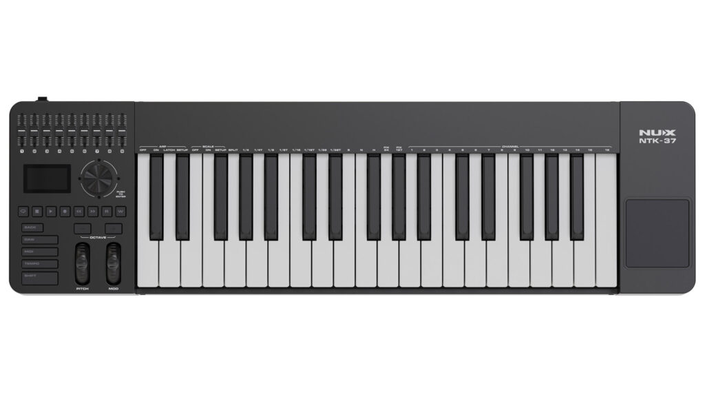 NUX NTK-37 MIDI Keyboard Controller คีย์บอร์ด MIDI 37 คีย์ สำหรับทำเพลงและโปรดักชั่น