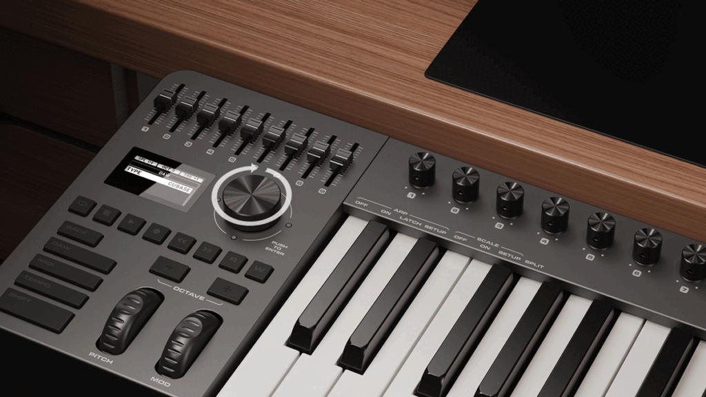 NUX NTK-49 MIDI Keyboard Controller คีย์บอร์ด MIDI 49 คีย์ สำหรับทำเพลงและโปรดักชันดนตรี