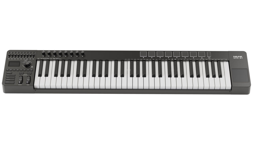 NUX NTK-61 MIDI Keyboard Controller คีย์บอร์ด MIDI 61 คีย์ สำหรับทำเพลงและโปรดักชันดนตรี