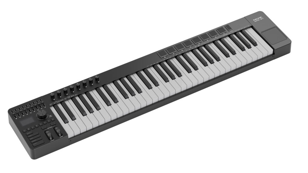NUX NTK-61 MIDI Keyboard Controller คีย์บอร์ด MIDI 61 คีย์ สำหรับทำเพลงและโปรดักชันดนตรี