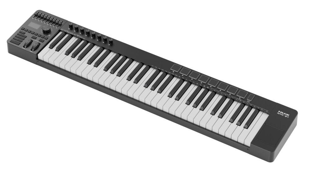 NUX NTK-61 MIDI Keyboard Controller คีย์บอร์ด MIDI 61 คีย์ สำหรับทำเพลงและโปรดักชันดนตรี