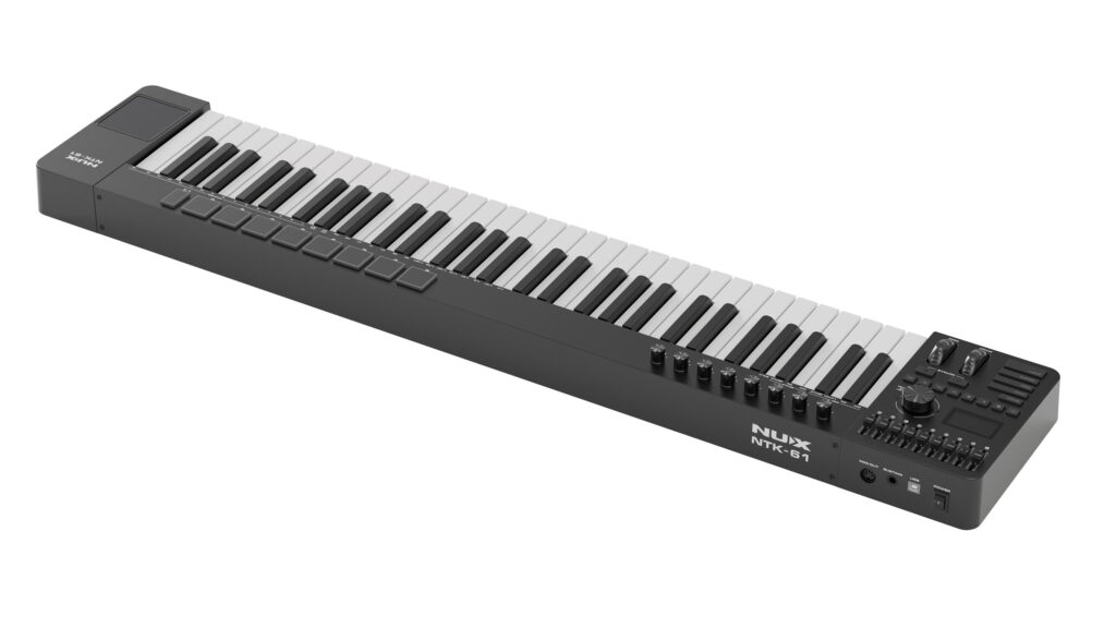 NUX NTK-61 MIDI Keyboard Controller คีย์บอร์ด MIDI 61 คีย์ สำหรับทำเพลงและโปรดักชันดนตรี