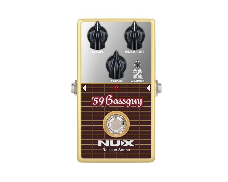 NUX ’59 Bassguy Guitar Pedal – Tweed Style Amp in a Box Overdrive