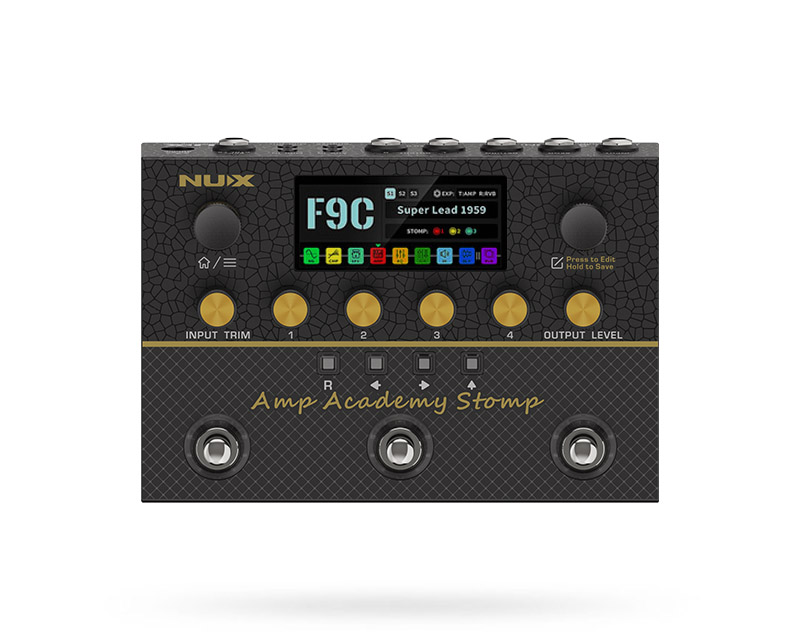 NUX Amp Academy Stomp Multi Effects แอมป์ซิมมัลติเอฟเฟกต์กีตาร์