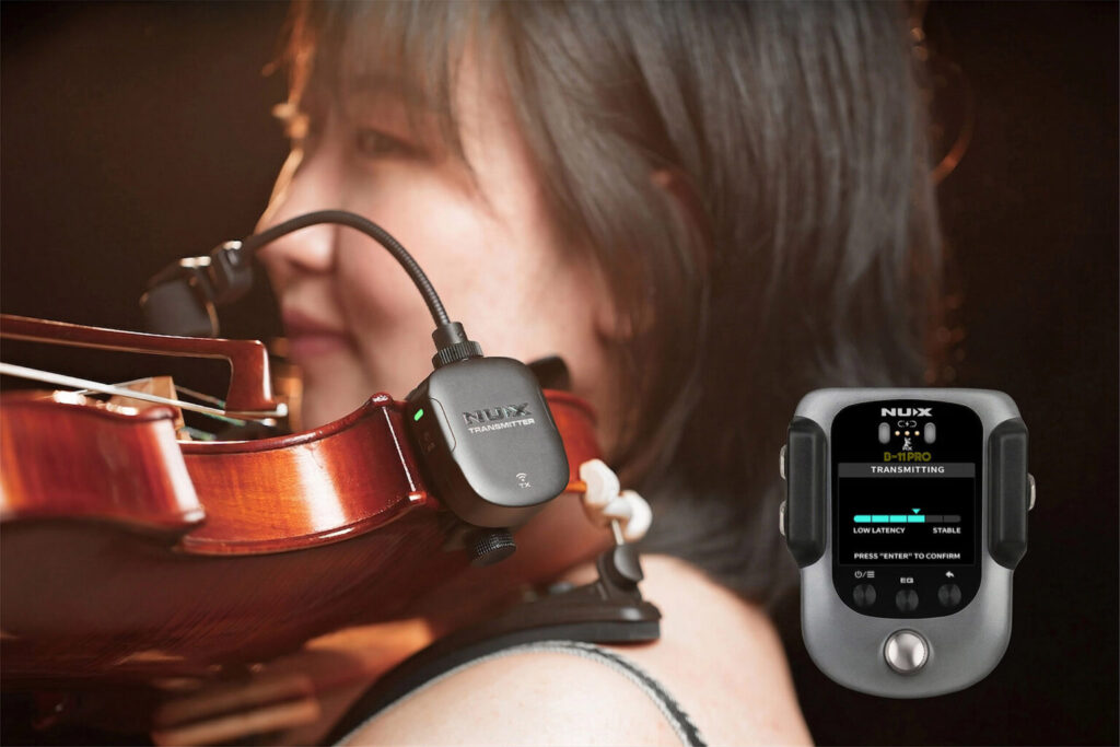 ไวเลสไวโอลิน NUX B-11 PRO Wireless Violin System สำหรับไวโอลินและวิโอลา